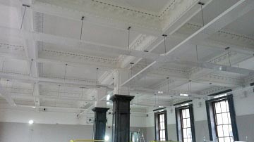 sheffield institute of art ceiling restoration